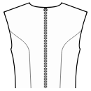 Блузка Выкройки для шитья - Рельефные швы спинки от верха проймы до талии