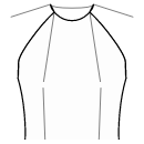 Блузка Выкройки для шитья - Вытачки полочки - в горловину и талиевая