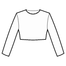 Блузка Выкройки для шитья - Длина выше талии