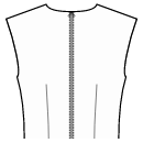 Блузка Выкройки для шитья - Талиевая вытачка на спинке