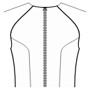 Блузка Выкройки для шитья - Рельефные швы спинки от проймы к талии