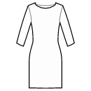 ドレス 縫製パターン - タイトな服