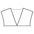 Блузка Выкройки для шитья - Глубокий V-образный вырез