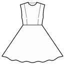 ドレス 縫製パターン - サーキュラースカート