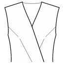 Vestido Patrones de costura - Pinzas delanteras: sisa / talle