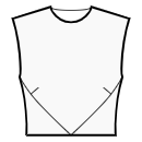 Платье Выкройки для шитья - Рельефные шаы полочки от центра талии к пройме + вытачки