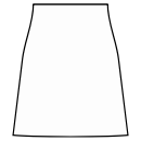 スカート 縫製パターン - Aラインスカート