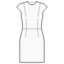 Dress Sewing Patterns - Dress with waist seam