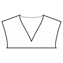 Блузка Выкройки для шитья - V-образная горловина