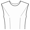Top Patrones de costura - Pinzas delanteras: fin del hombro / talle