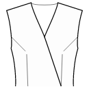 Vestido Patrones de costura - Pinzas delanteras: sisa / talle