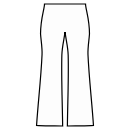 Mono Patrones de costura - Pantalones godet