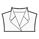 Top Sewing Patterns - Stand notched collar