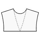 Платье для куклы Выкройки для шитья - Plunging V back neckline