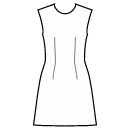 Dress Sewing Patterns - No waist seam, A-line dress