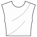 Dress Sewing Patterns - Slanted darts across front
