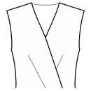 Robe Patrons de couture - Pinces devant: centre de la taille