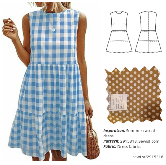 Summer casual dress Women Clothing Dress Sewing Pattern Sewist