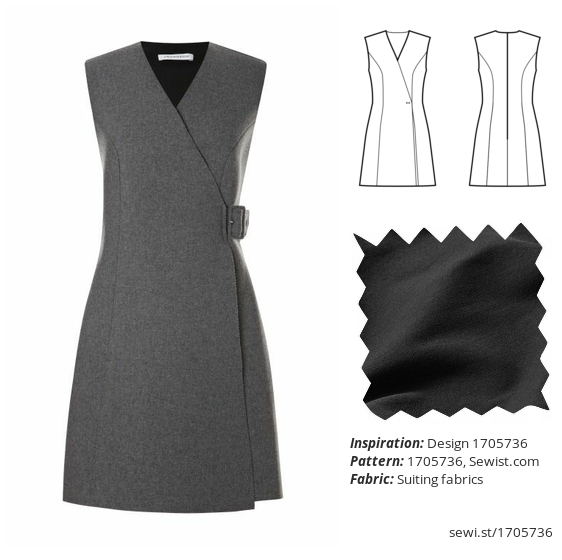 Design 女性 洋服 ドレス 型紙 Sewist