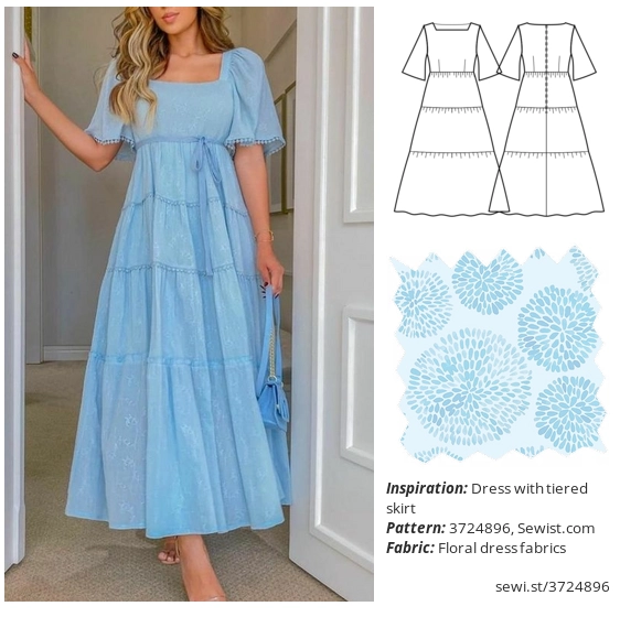 McCall Patterns M7569A50 Misses Bodice and Sleeve Variations Column and  Mermaid-Style Dresses : Amazon.in: Home & Kitchen